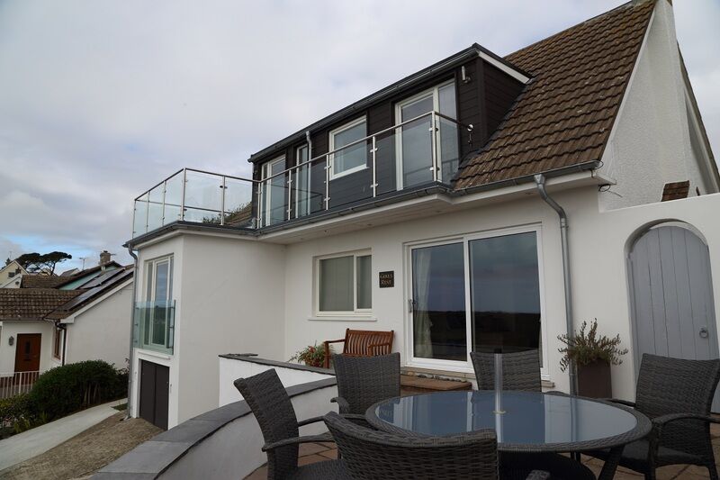 Anchor Down, Solva, with new glass balconies