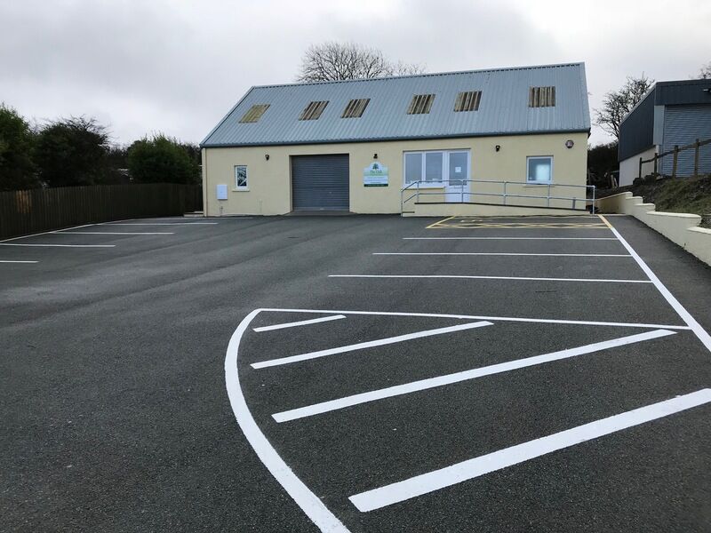 Oak Vets Fishguard, converted from a pair of industrial units